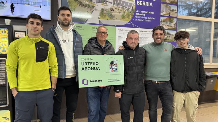 Kirol abonuen zozketa egin du Arrasateko Udalak
