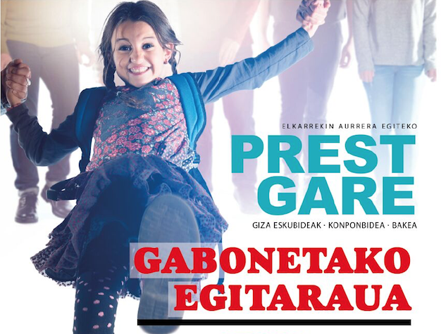 'Prest gare. Presoak gure artera' lelopean ekitaldia egingo dute Bergaran hilaren 31n