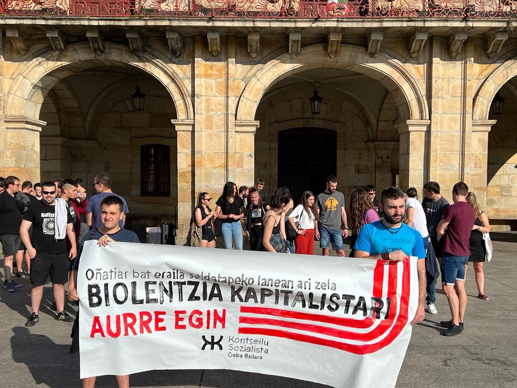 Kontseilu Sozialistak deituta Aramaioko lan istripua salatu dute