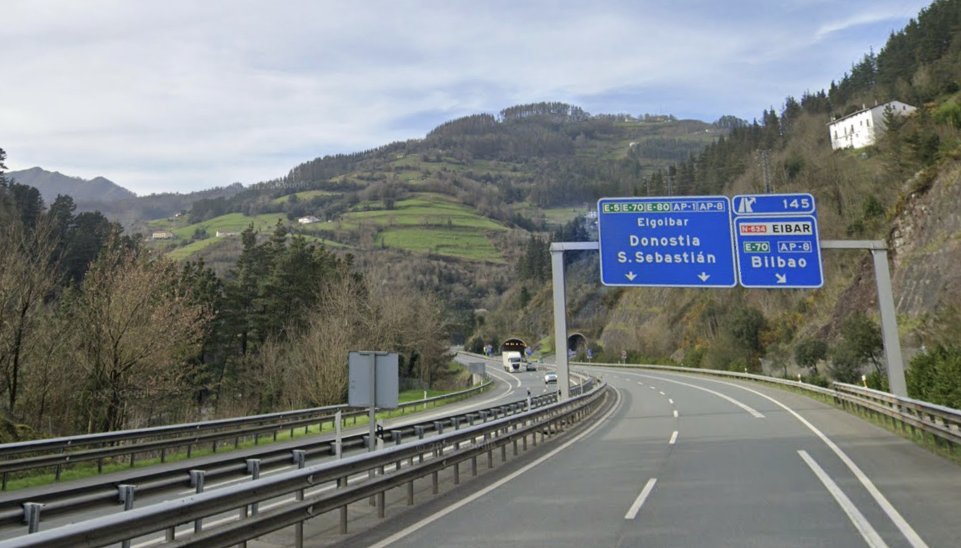 AP-1 eta AP-8 autobideen arteko lotunea itxiko dute gaur gauean
