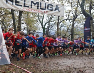 Eskolarteko San Martin krosa ospatu dute bigarrenez, Oñatin