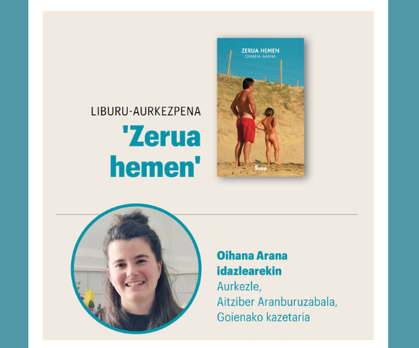 'Zerua hemen' liburuaren aurkezpena