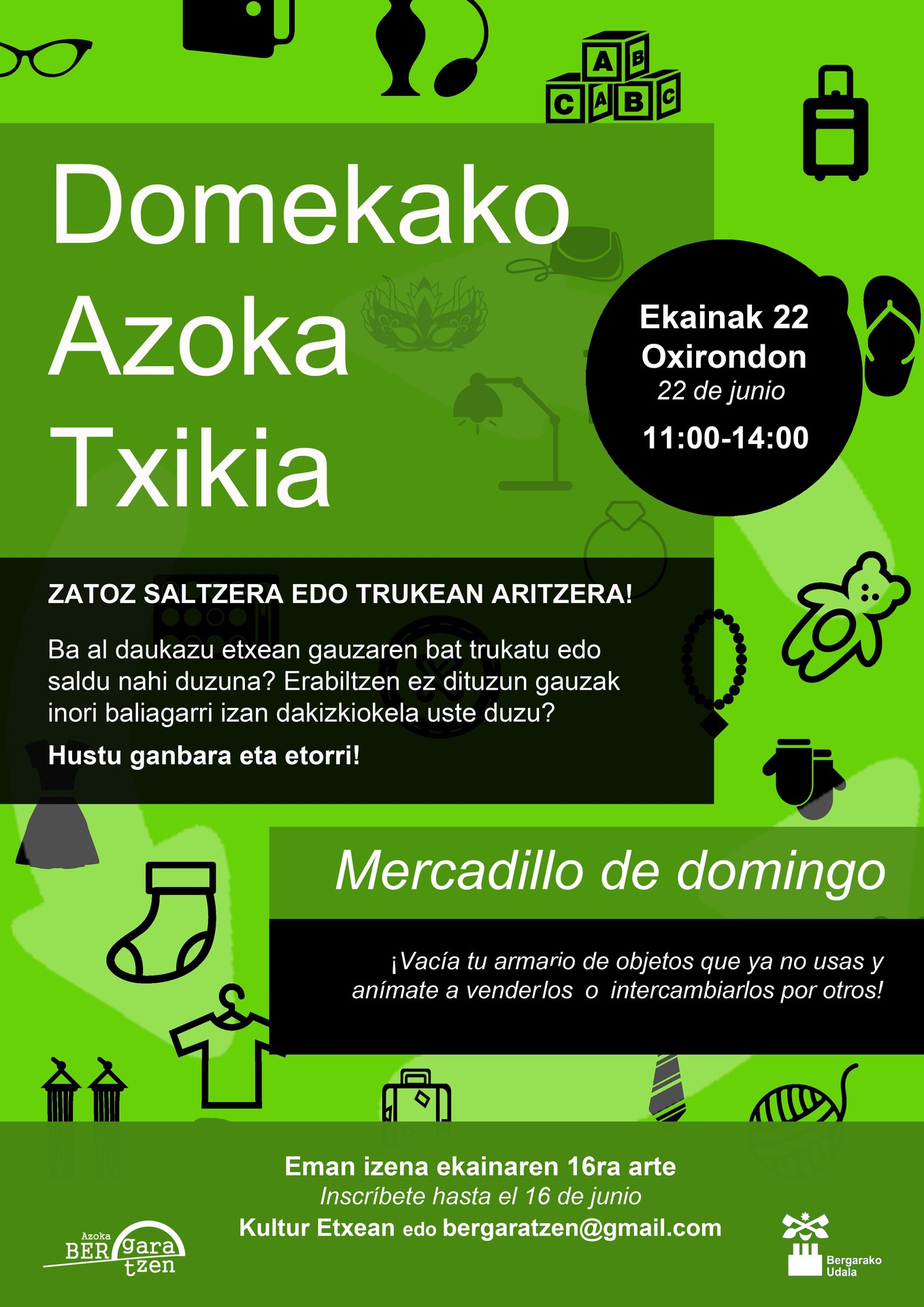 Ba al daukazu etxean gauzaren bat trukatu edo sald