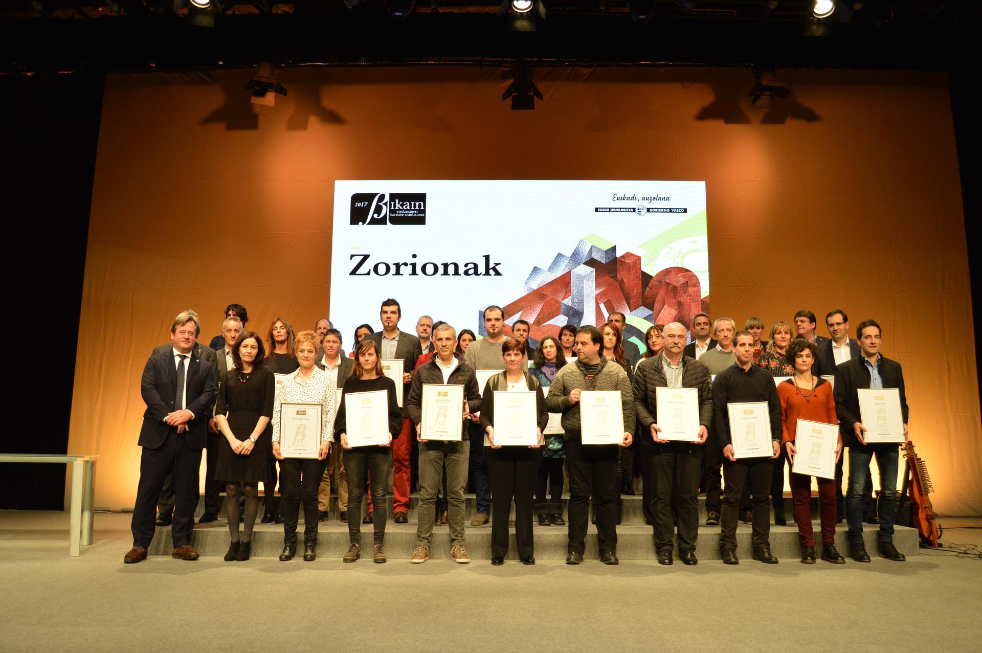 Urrezko Bikain ziurtagiria jaso dute Goizperrek eta Matz-Errekak