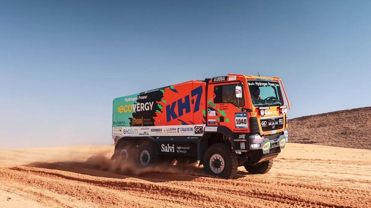 Dakar Rally-ko lehen kamioi hibridoaren bateriak egin ditu Fagor Ederbatt negozioak