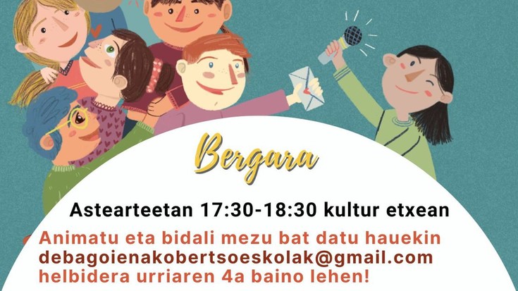 Bertsoak gustuko dituzu? Datorren asteartean ekingo diogu gaztetxoen bertso eskolari!!