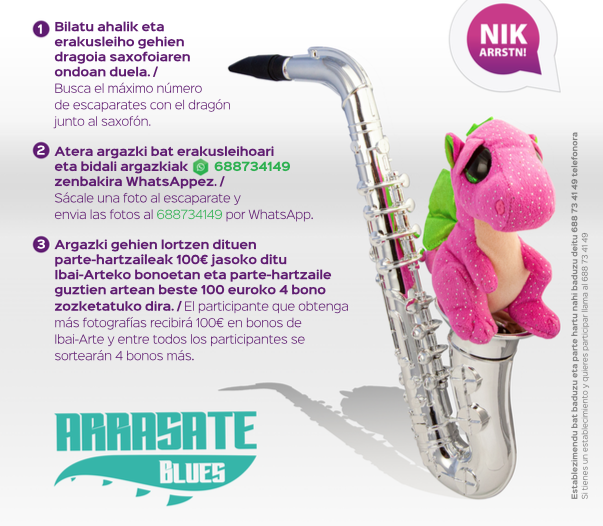 Lehiaketa bat jarri du martxan Ibai-Artek, Arrasate Blues girotzen joateko