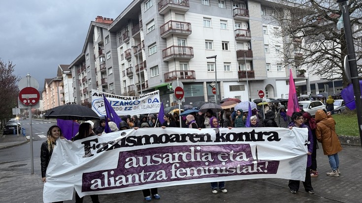 Aliantza feministak aldarrikatu dituzte Aretxabaletan ere