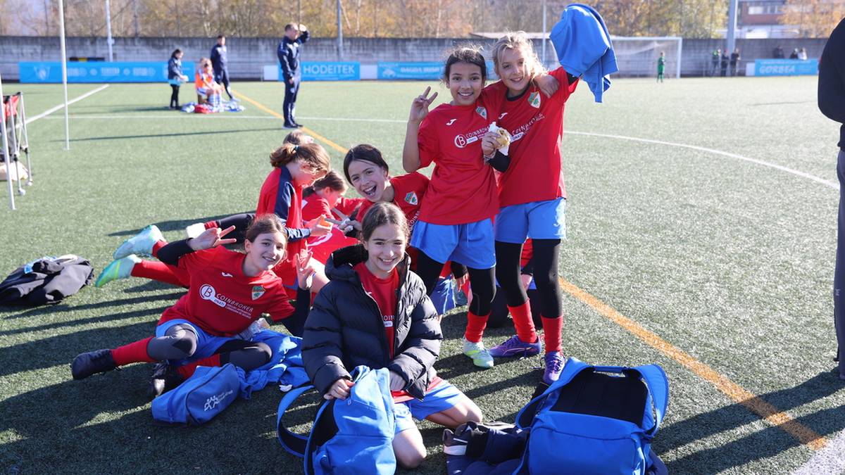 Harrobietako neska futbolariak protagonista, Aretxabaletan