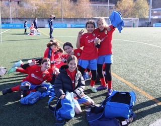 Harrobietako neska futbolariak protagonista, Aretxabaletan