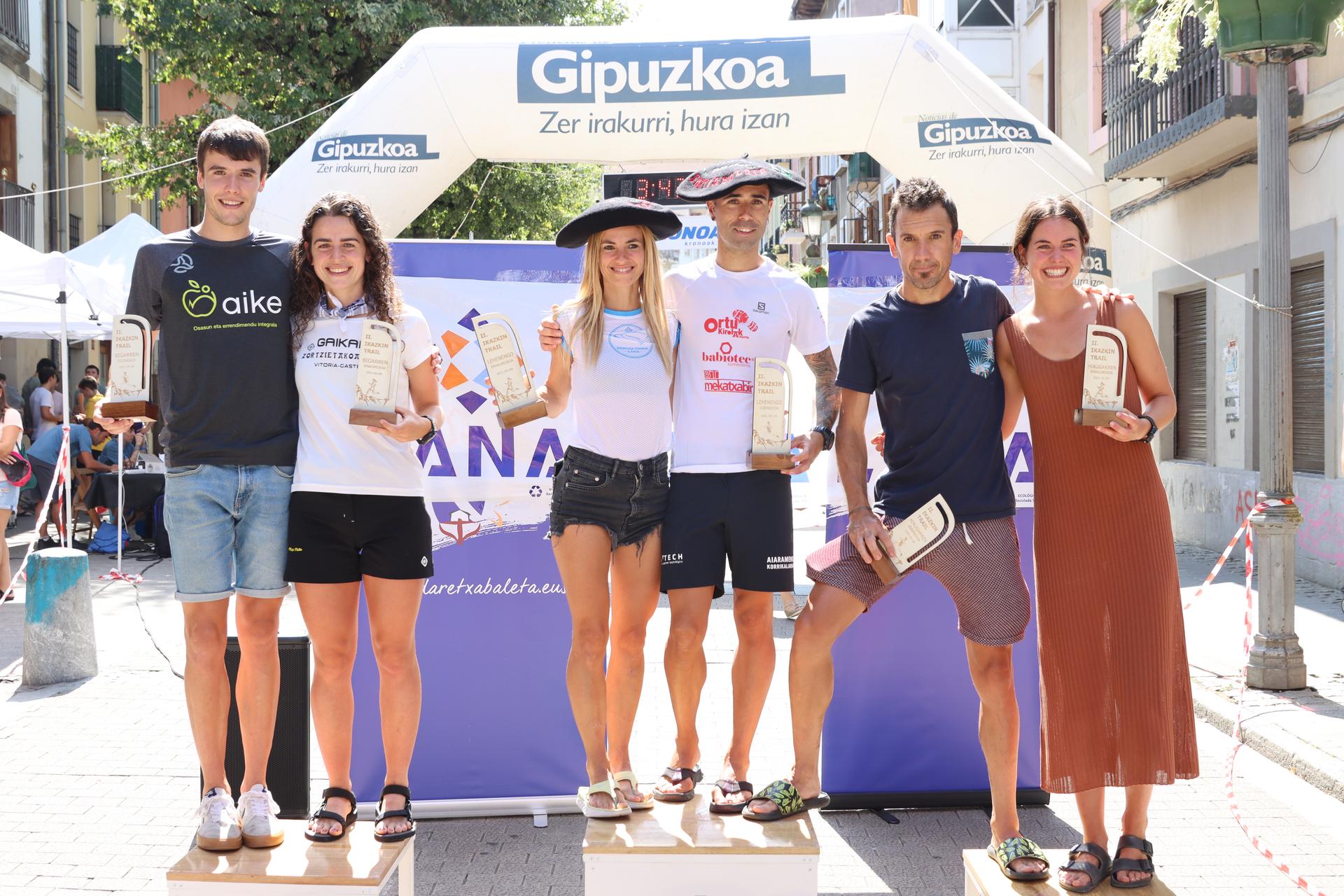 Ainara Urrutia eta David Rua garaile, Ikazkin Trailen bigarren edizioan