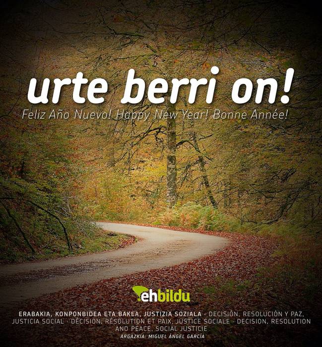 Urte berri on herritar guztioi EH Bildu komunitate