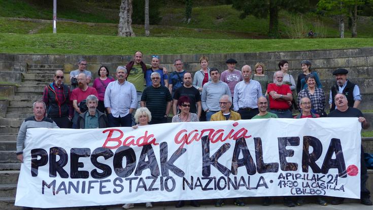 Preso Politikoen Nazioarteko Egunaren harira zapatuan Bilbon izango den manifestaziora joateko deia egin dute