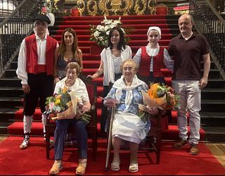 Bitoriana Goitia eta Jacinta Ayastuy omendu ditu Pake Lekuk