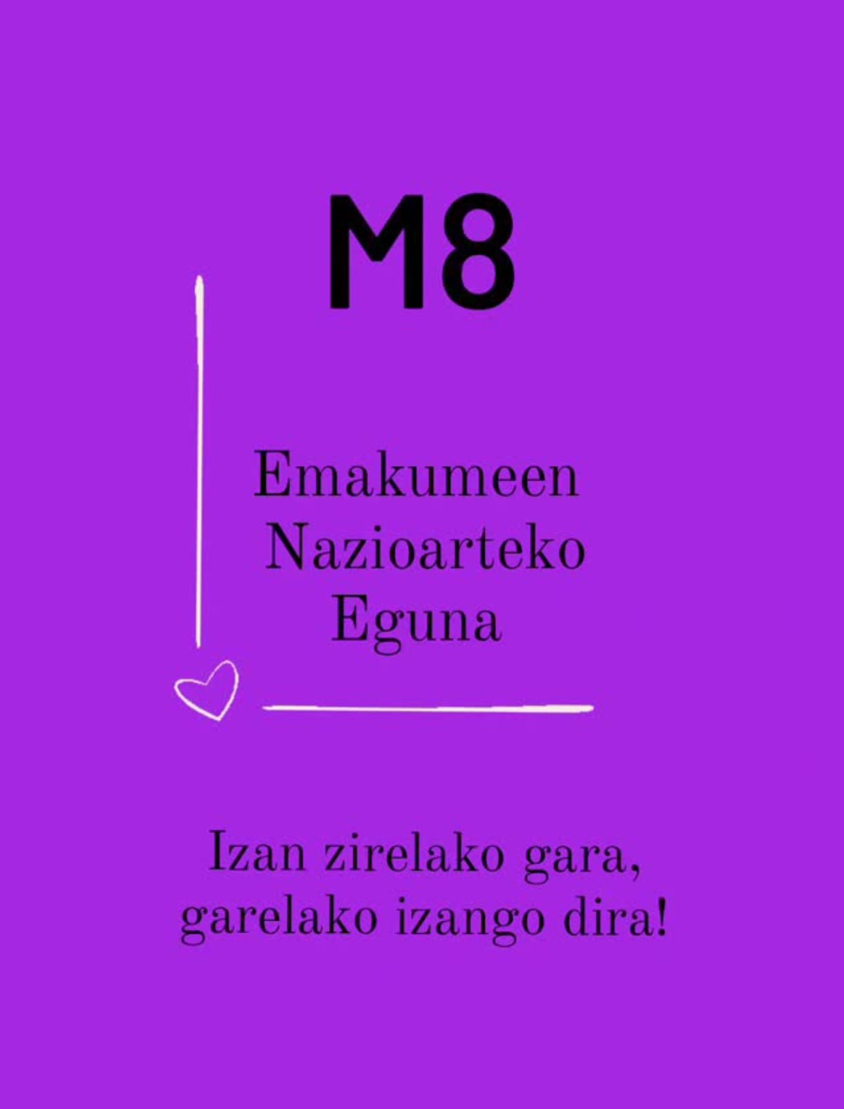 MARTXOAK 8 EMAKUMEEN NAZIOARTEKO EGUNA