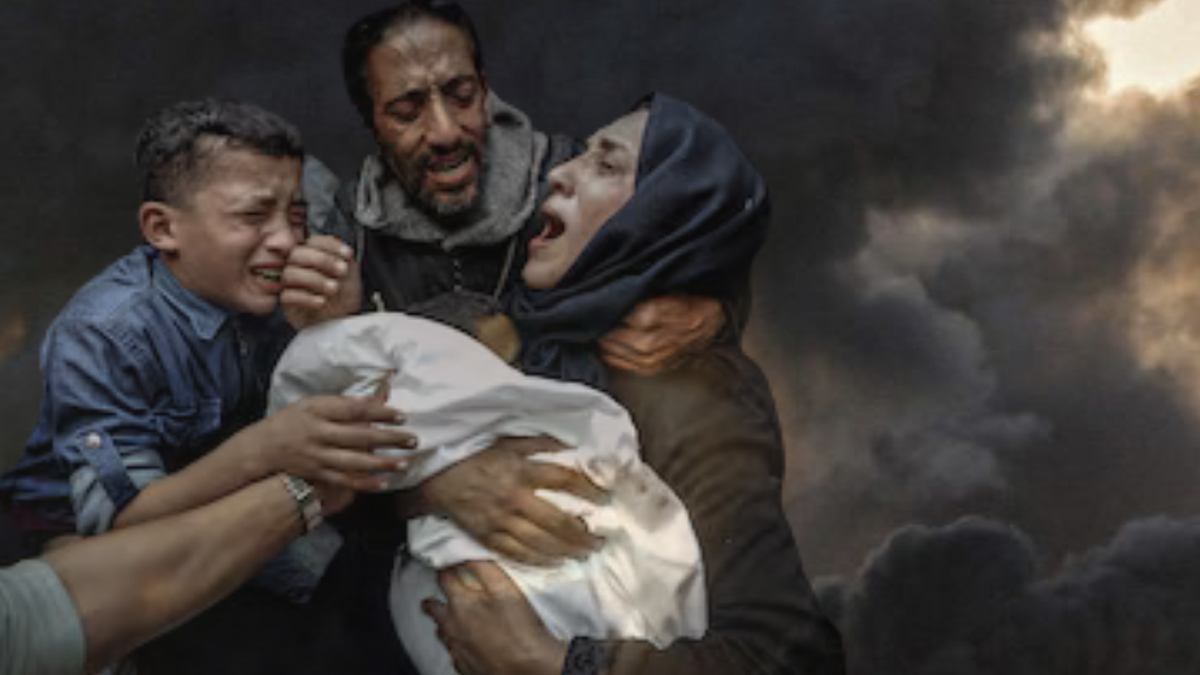 Palestinako genozidioa salatzen duen erakusketa ikusgai asteburuan