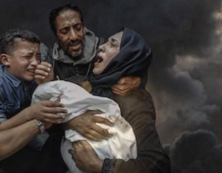 Palestinako genozidioa salatzen duen erakusketa ikusgai asteburuan