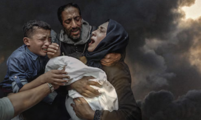 Palestinako genozidioa salatzen duen erakusketa ikusgai asteburuan