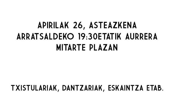 Gernikako bonbardaketaren 80. urteurrena oroitzeko ekitaldiak egingo ditu Aretxabaletako Sortuk