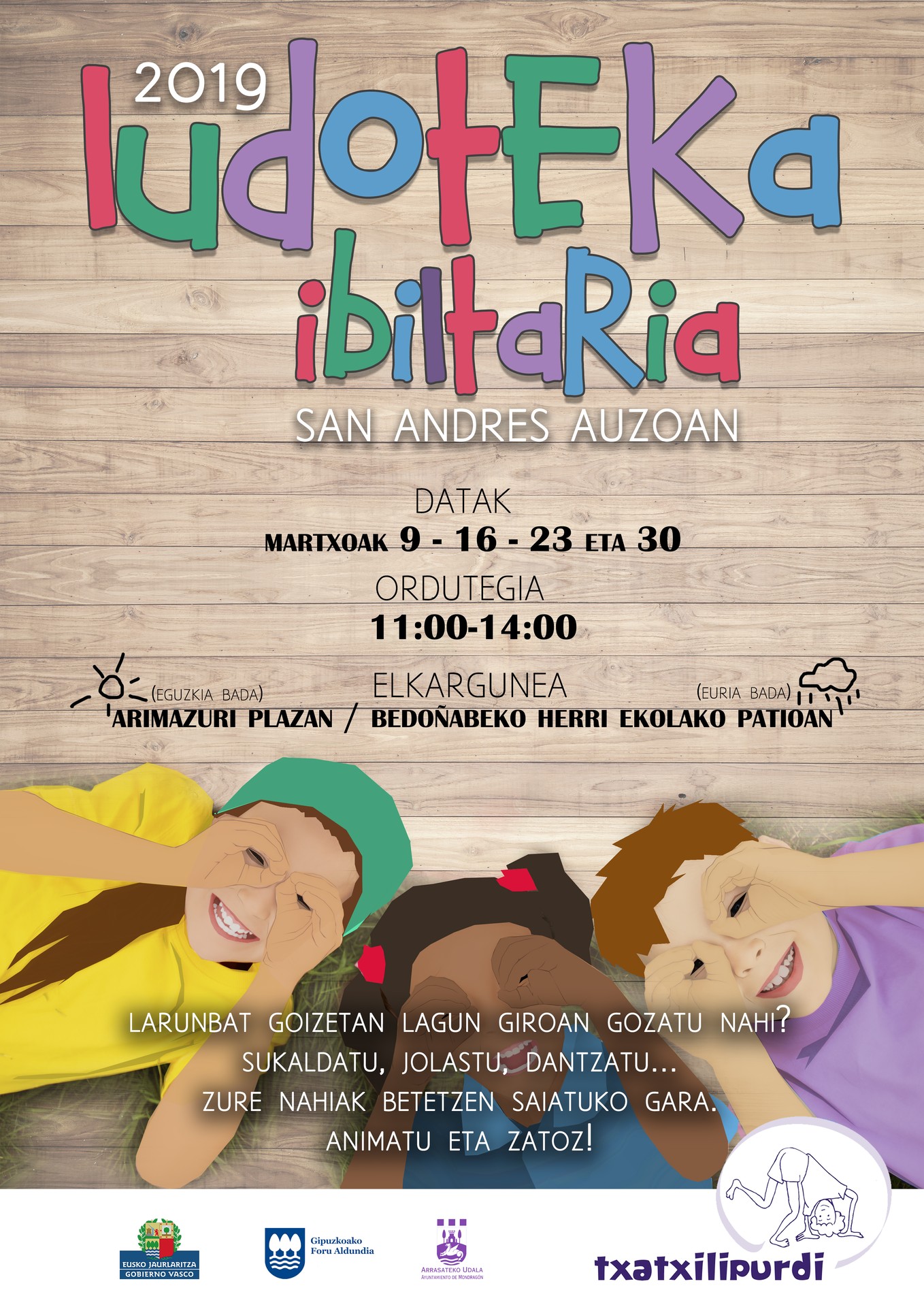 San Andresen ludoteka ibiltaria