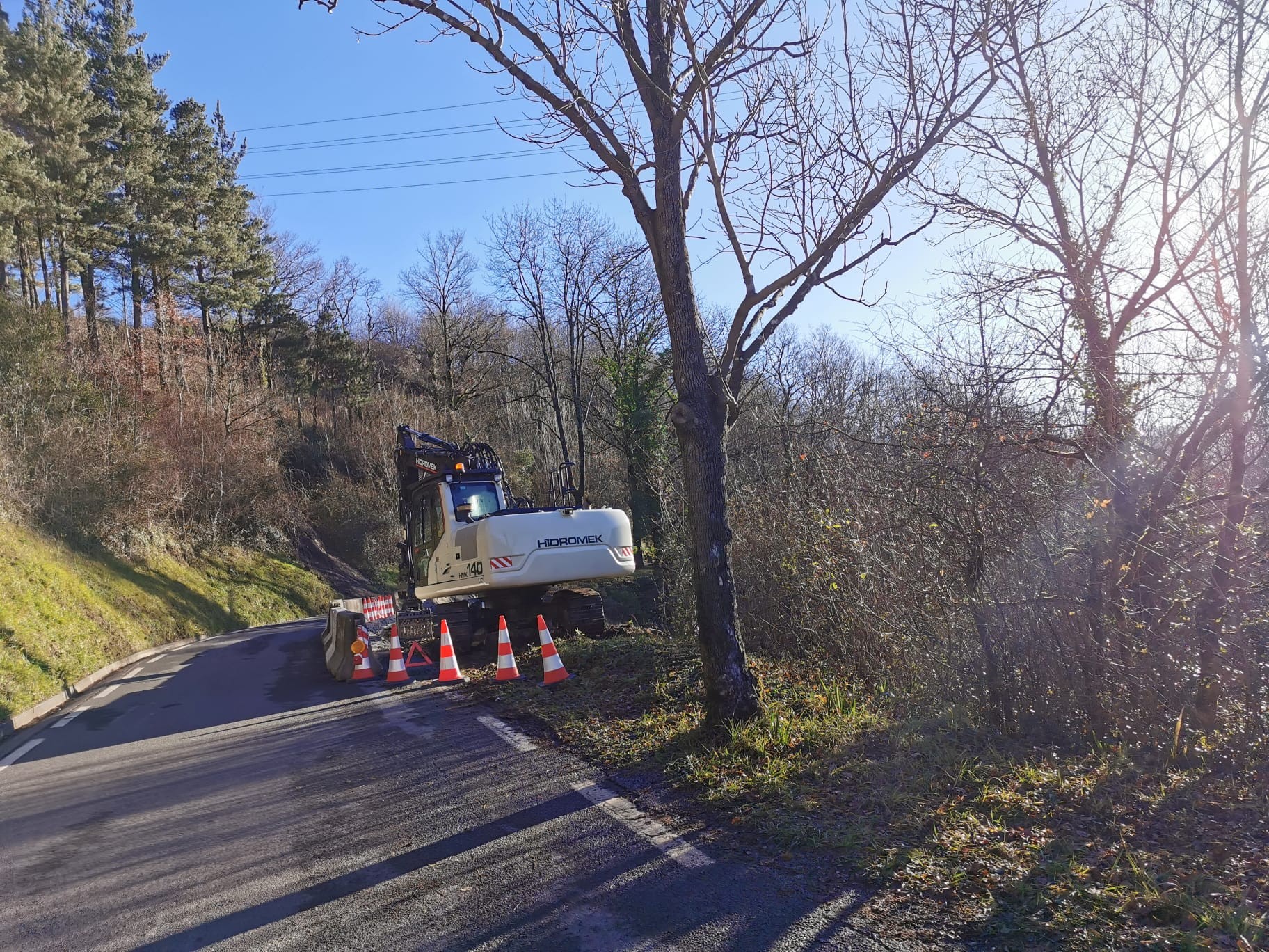 Urkulurako bidearen konpontze lanak, aurrera