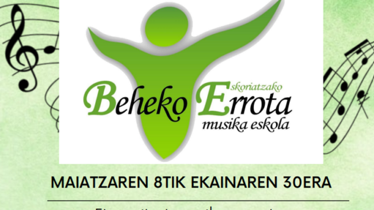 Beheko Errota musika eskolako ate irekiak