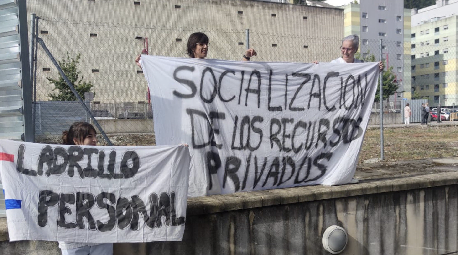 Debagoieneko ospitaleko ekitaldian protestan zebiltzan langileak identifikatu dituztela salatu du ESK-k