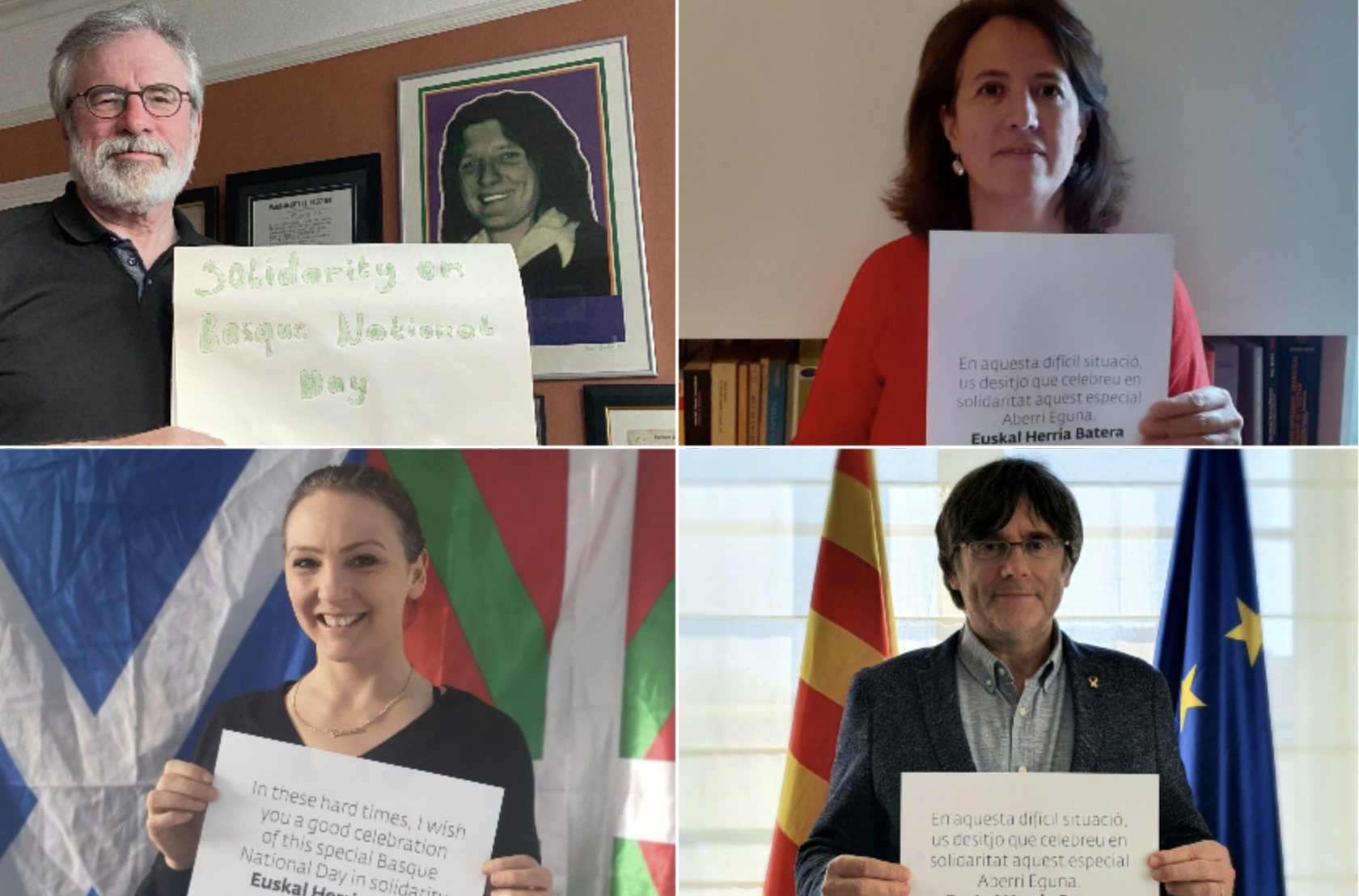 Nazioarteko hainbat ordezkarik egin dute bat Euskal Herria Baterak egindako deialdiarekin