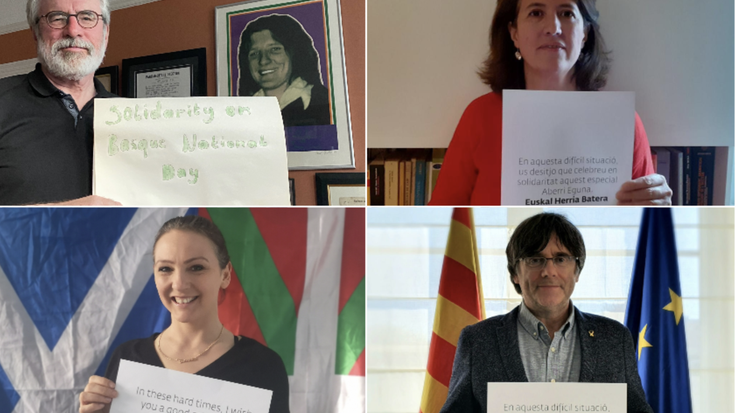 Nazioarteko hainbat ordezkarik egin dute bat Euskal Herria Baterak egindako deialdiarekin