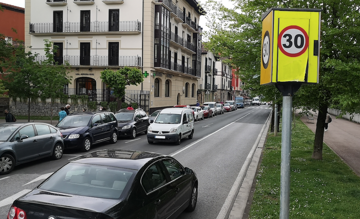 Herri barruan, gehienez, 30 kilometro orduko