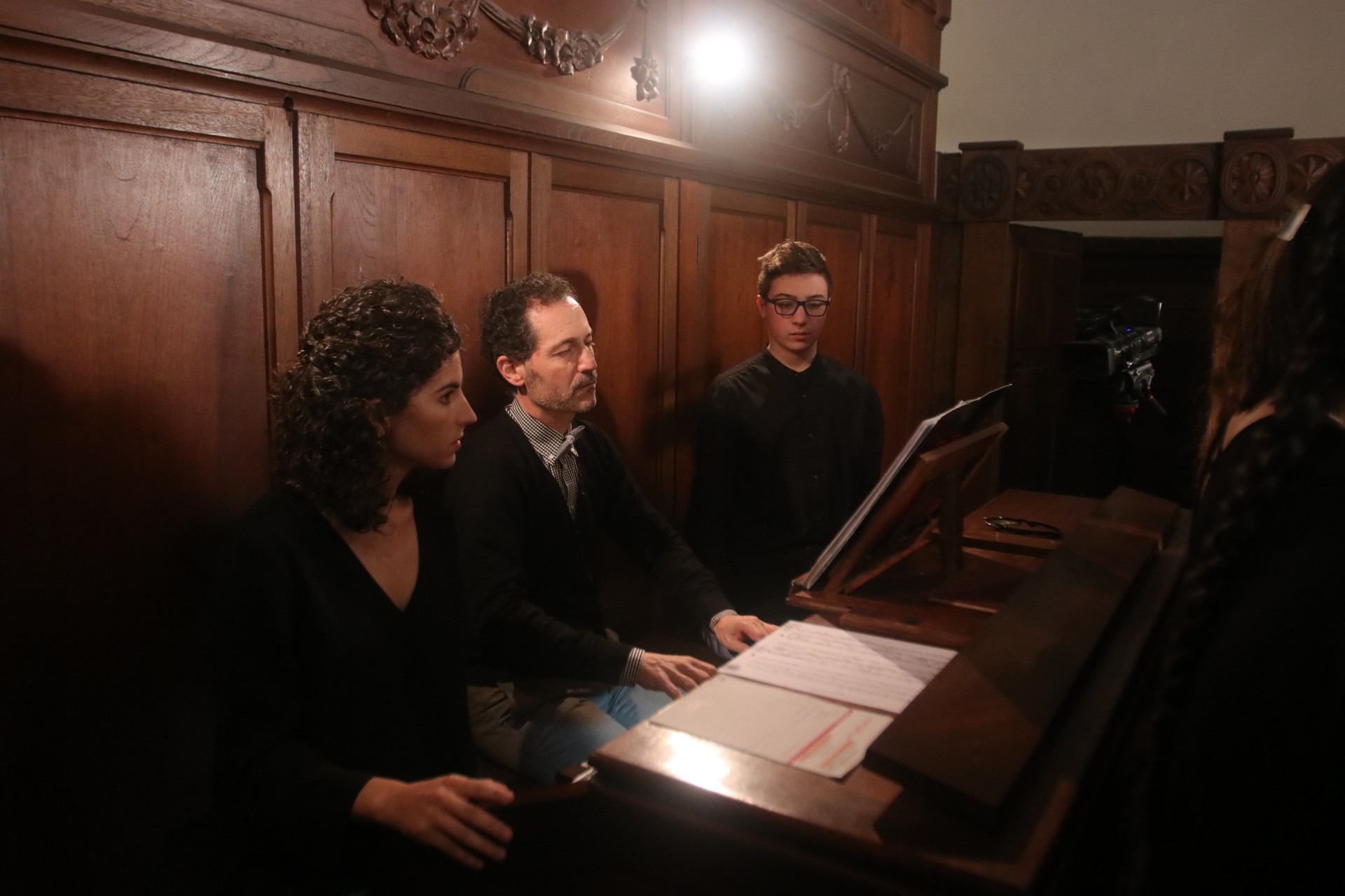 Oscar Candendo antzuolarraren txanda Santa Marinako organoan
