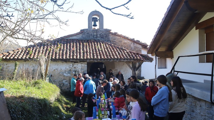 San Bixente jaiak ospatu dituzte Angiozarko Partaitti auzoan