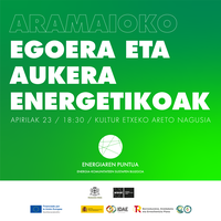 Hitzaldia: "Aramaioko egoera eta aukera energetikoak"