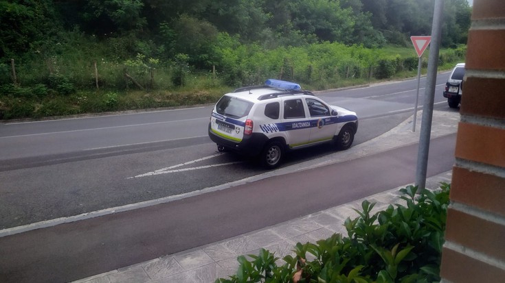 Txakur batek baserritik ihes egin eta izua eragin du