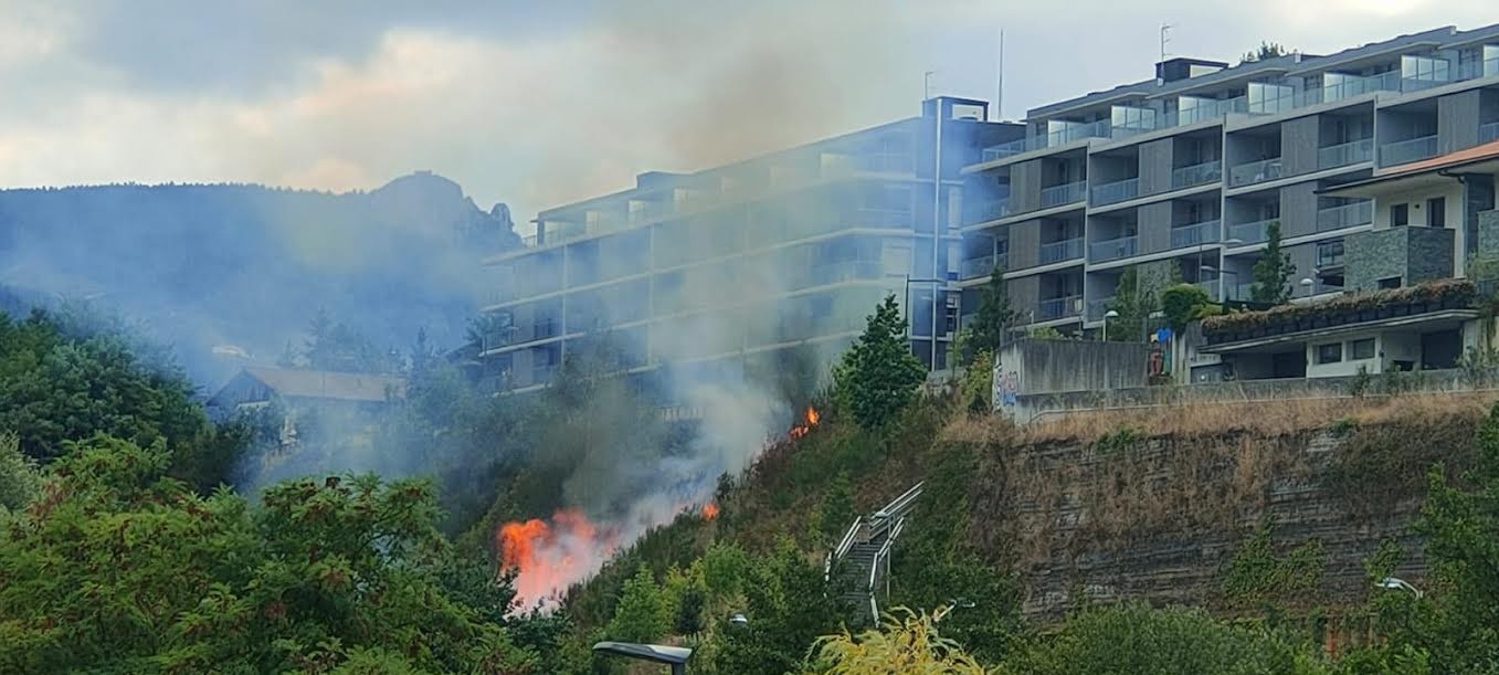Txarapean sastrakek su hartu duten arren, ez da aparteko kalterik sortu