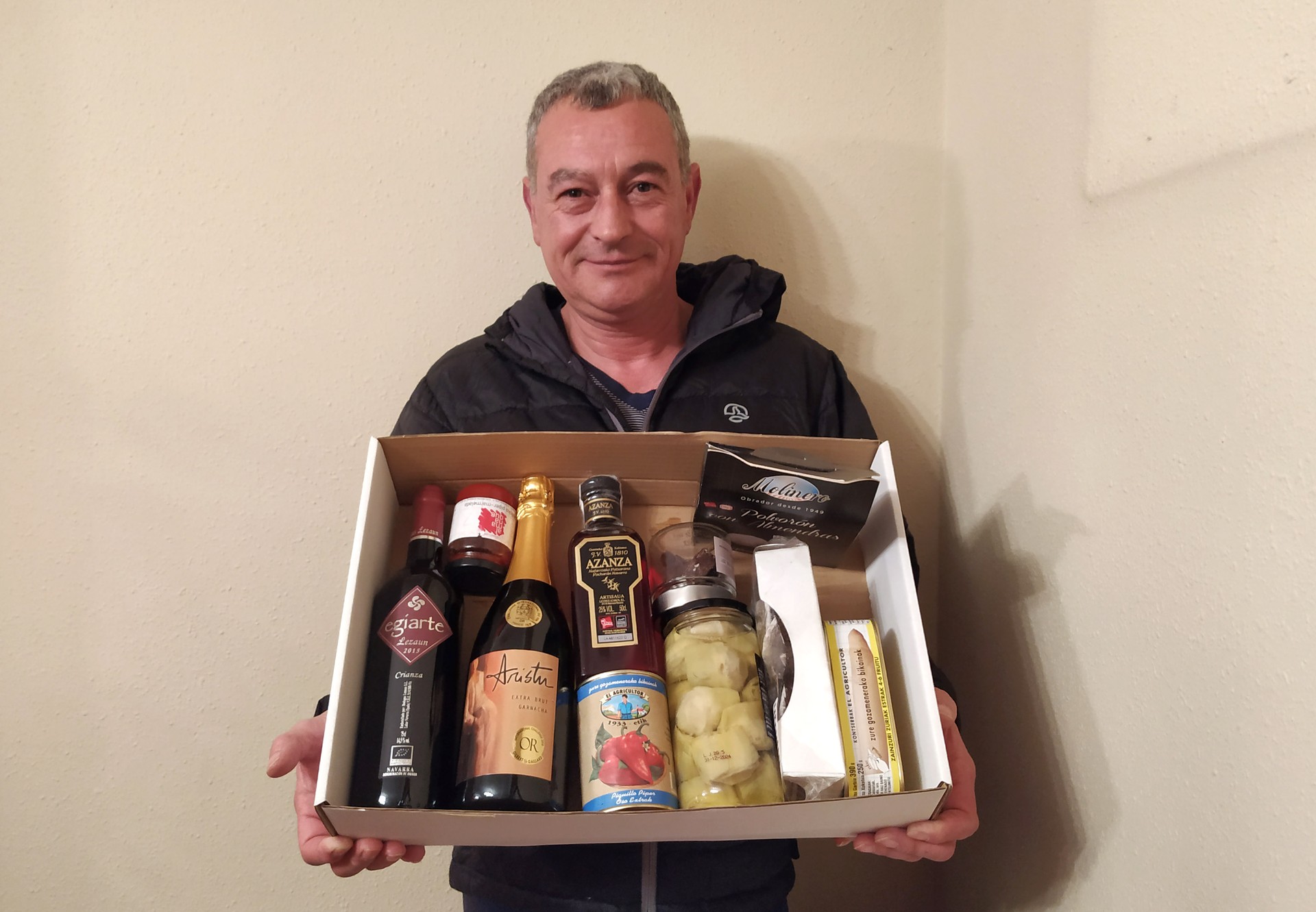 Jabi Santos oñatiarrak jaso du Errigorako otarra