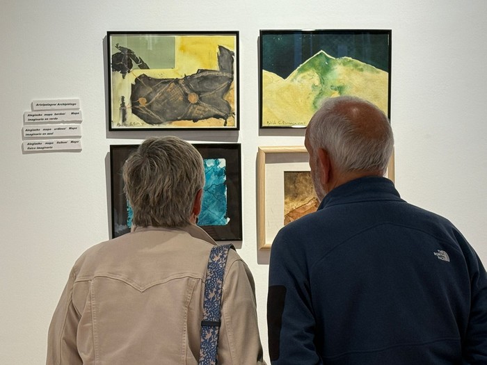 Akuarelaz egindako artelanak ikusgai Bergarako Aroztegin