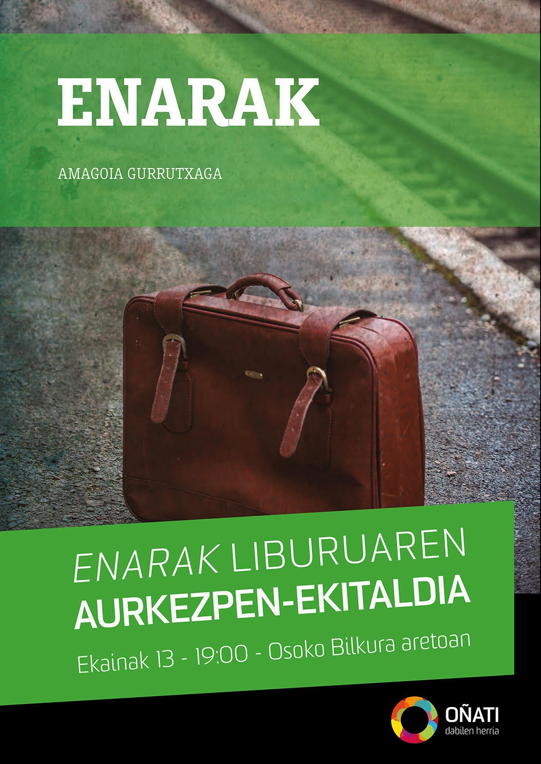 'Enarak' liburua aurkeztuko du Udalak eguenean