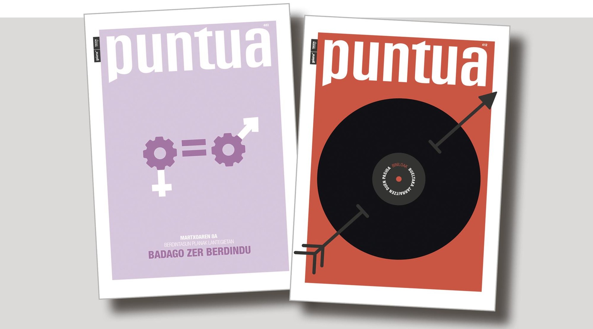 Europako aitortza jaso dute 'Puntua' aldizkariko bi azalek