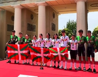 Ainhoa Plaza eta Katixa Navarro, Espainiako erlojupeko txapeldun