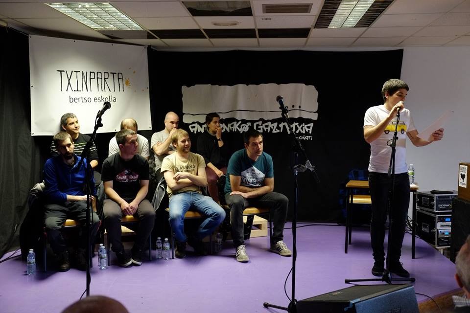 Bihar jokatuko da Txinparta Bertsolari Txapelketako bigarren kanporaketa