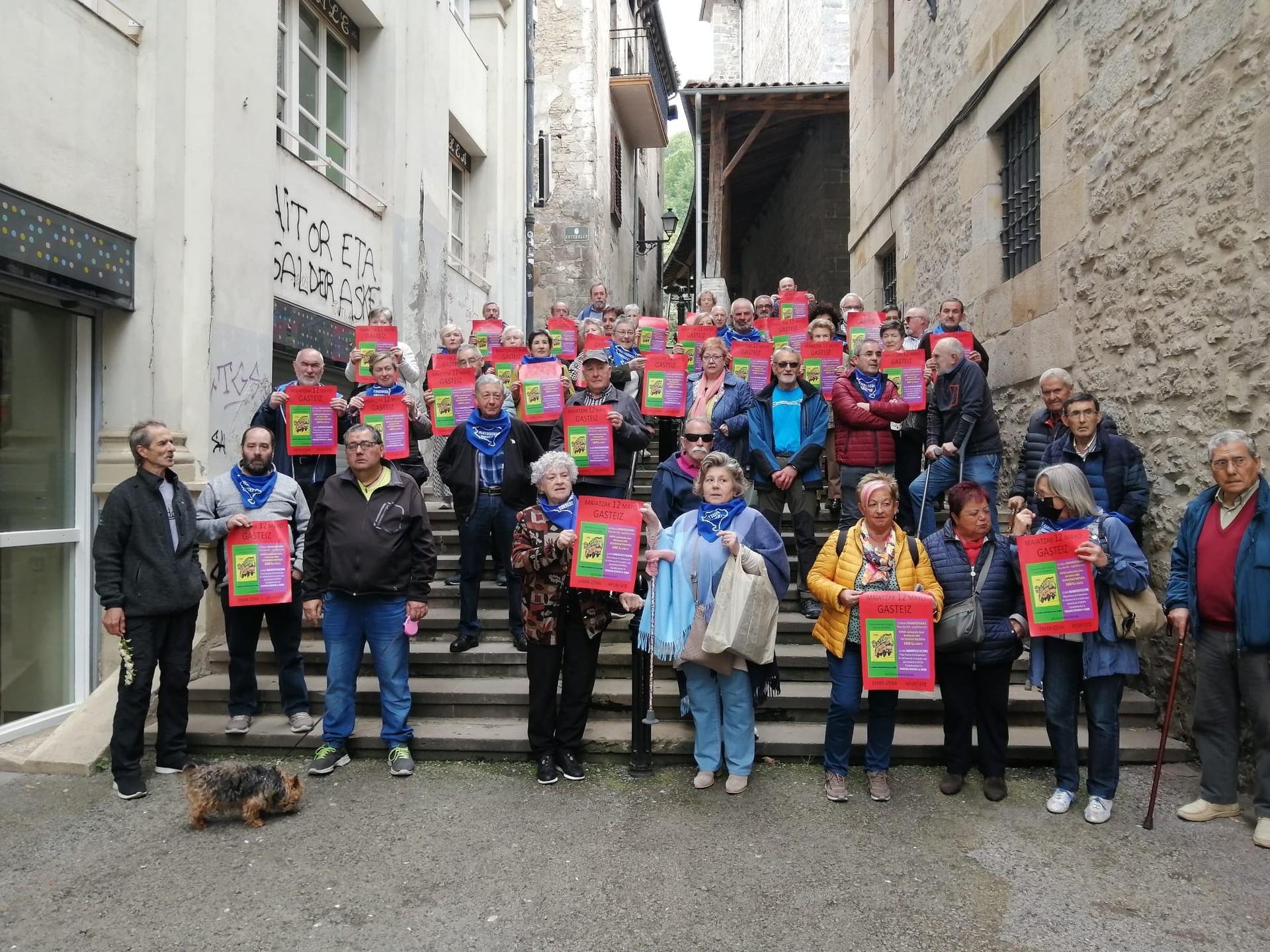Gasteizen egingo duten manifestaziorako deia zabaldu dute pentsiodunek