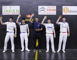 Salaberria anaiak eta Irribarria-Balerdi, Bergara Hiria txapelketako finalerdietara