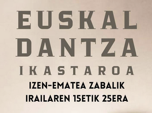 Euskal dantzen ikastaroa, izen-emateak