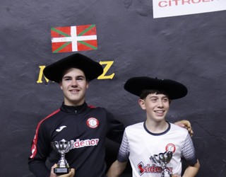 Inar Olano bergararra, Gipuzkoako binakako txapeldun