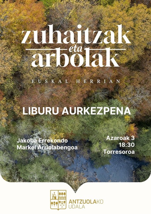 'Zuhaitzak eta arbolak Euskal Herrian' liburua