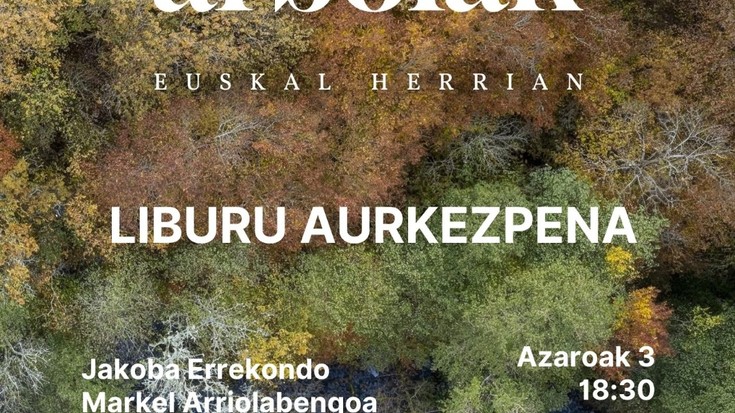'Zuhaitzak eta arbolak Euskal Herrian' liburua