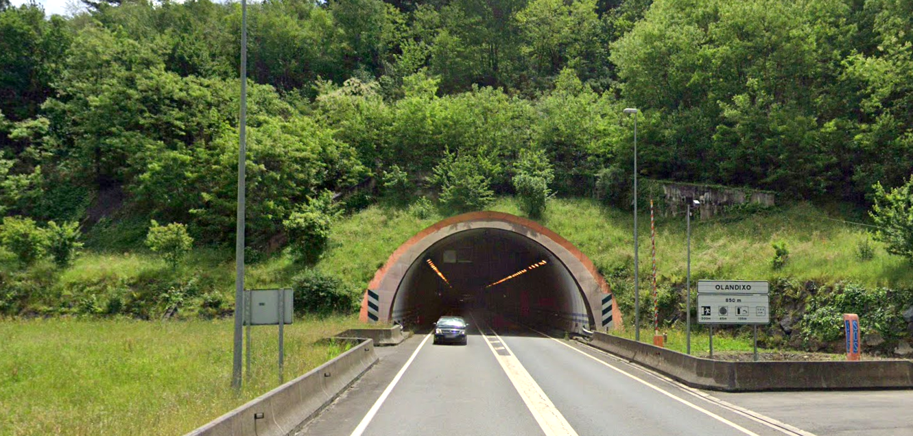 Olandixoko tunela itxita egongo da gauez, martxoaren 3tik 6ra