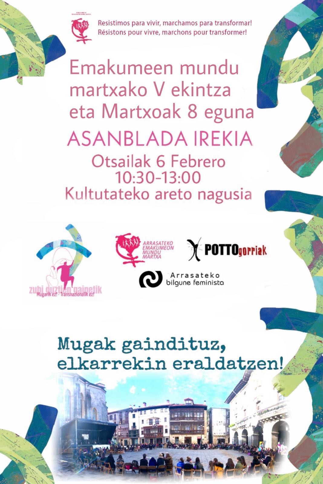 M8 PLATAFORMA: OTSAILAK 6, ASANBLADA IREKIA