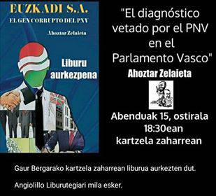 'Euzkadi SA' liburuaren aurkezpena